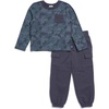 image:imageSplendid Boys Scenic Route Camo Longsleeve Tee Shirt and Pant SetBlue Camo