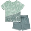 image:imageSplendid Boys Seaweed Short Sleeve Tie Dye Tee Shirt and Shorts 2piece SetSeaweed Tie Dye