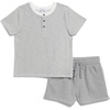image:imageSplendid Boys Short Sleeve Tee and Shorts 2piece SetOff WhitePebble