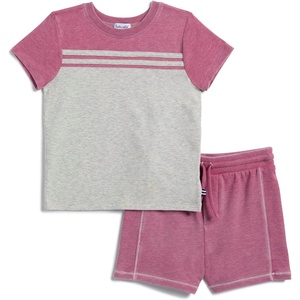 image:imageSplendid Boys City Kid Shortsleeve Tee and Short 2piece SetCity Red Stripe