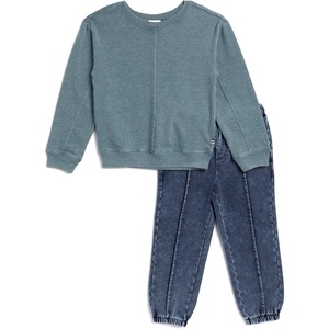 image:imageSplendid Boys Explore Sweatshirt and Pant SetGlacier
