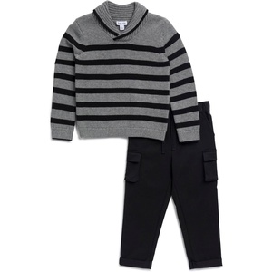 image:imageSplendid Boys Sweater Top and Pant 2piece SetBlack Stripe