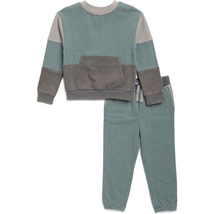 image:imageSplendid Boys Washed Colorblock Longsleeve Top and Pant SetGlacier