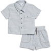 image:imageSplendid Baby Boys Baby Boys 2piece SetLight Sage Stripe