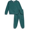 image:imageSplendid Boys Emerald Puzzle Sweatshirt and Jogger Pant 2piece SetEvergreen