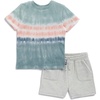 image:imageSplendid Boys Sunray Tiedye Tee Shirt and Shorts SetTie Dye Multi