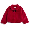 image:imageSplendid Girls Bow Fur JacketScarlet