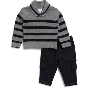 image:imageSplendid Baby Boys Baby Boys 2piece SetBlack Stripe