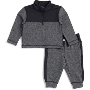 image:imageSplendid Baby Boys Pullover Sweatshirt and Jogger Pant 2piece SetCarbonBlack