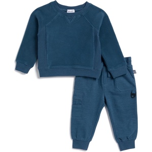 image:imageSplendid Baby Boys Pullover Sweatshirt and Jogger Pant 2piece SetDusk