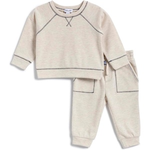 image:imageSplendid Baby Boys Pullover Sweatshirt and Jogger Pant 2piece SetOat Heather