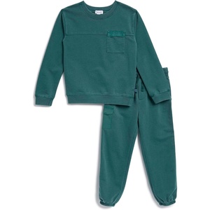 image:imageSplendid Boys Emerald Puzzle Sweatshirt and Jogger Pant 2piece SetEvergreen