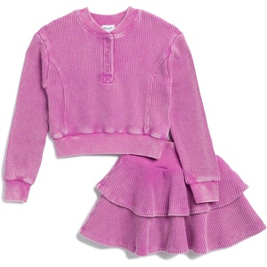 image:imageSplendid Girls Playful Perry Longsleeve Top and Ruffle Skirt SetVivid Viola