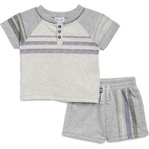 image:imageSplendid boys Baby Boys 2piece SetLite Heather Grey