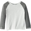 image:imageSplendid Baby Boys Always Raglan Long Sleeve Shirt Shirt Off White Dark Heather Grey 1824 mo