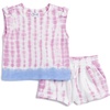 image:imageSplendid Baby Girls Baby Girls 2piece SetPink Flower Tie Dye