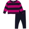 image:imageSplendid Baby Girls Pullover Sweater and Legging Pant 2piece SetInkwellElectric Rose