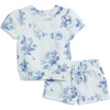 image:imageSplendid Girls Indigo Bloom Shortsleeve Top and Shorts Bottom SetIndigo Blooms