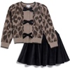 image:imageSplendid Girls Leopard Bow Cardigan SetLeopard Print