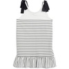 image:imageSplendid Girls Stripe Tie Strap DressJet StreamBlack