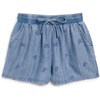 image:imageSplendid Girls Tossed Flower ShortBleached Indigo