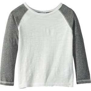 image:imageSplendid Baby Boys Always Raglan Long Sleeve Shirt Shirt Off White Dark Heather Grey 1824 mo