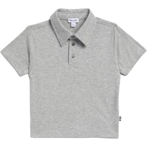 image:imageSplendid Baby Boys ShortSleeve Polo ShirtMid Heather Grey