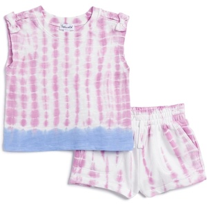 image:imageSplendid Baby Girls Baby Girls 2piece SetPink Flower Tie Dye