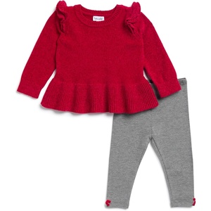 image:imageSplendid Baby Girls Pullover Sweater and Legging Pant 2piece SetScarlet
