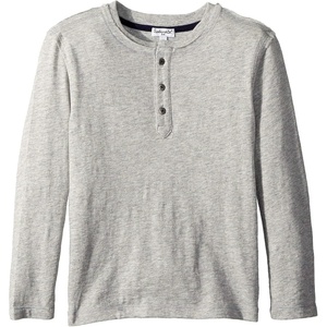 image:imageSplendid Boys Boys Long Sleeve Henley ShirtHeather Grey