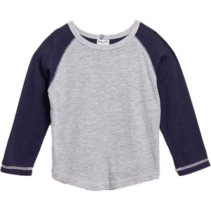 image:imageSplendid Boys Toddler Little Kids Boys Always Raglan Long Sleeve ShirtHeather Grey Navy