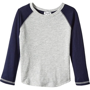 image:imageSplendid Boys Toddler Little Kids Boys Always Raglan Long Sleeve ShirtRaglan Heather Grey Navy