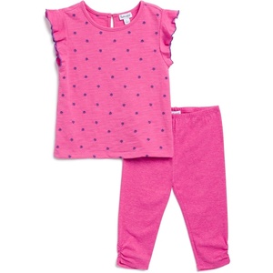 image:imageSplendid Girls Bellflower Ruffle Sleeveless Shirt and Pant Legging 2piece SetDusty Rose