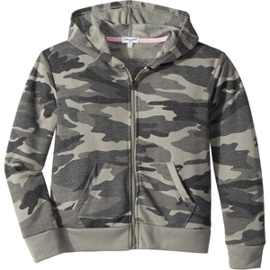 image:imageSplendid Girls Dot Print Hoodie SweatshirtDusty Olive