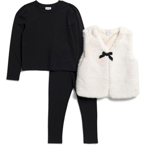 image:imageSplendid Girls Fur Vest 3piece SetSilver