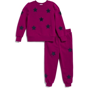 image:imageSplendid Girls Pullover Sweatshirt and Jogger Pant 2piece SetElectric Rose
