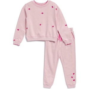 image:imageSplendid Girls Pullover Sweatshirt and Jogger Pant 2piece SetRosewater