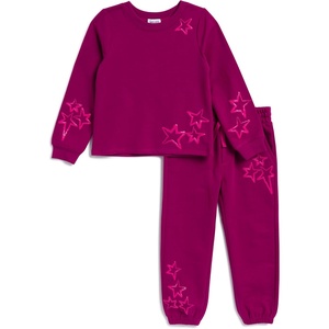 image:imageSplendid Girls Pullover Sweatshirt and Jogger Pant 2piece SetWinterberry