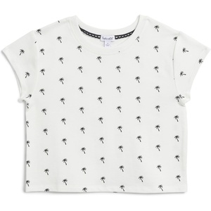 image:imageSplendid Girls Short Sleeve Tee ShiirtBlack Palm Print