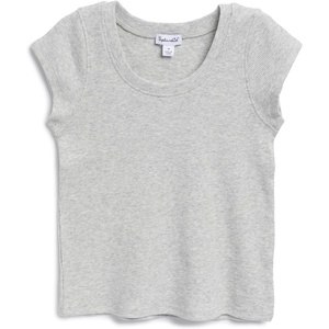 image:imageSplendid Girls ShortSleeve Scoop Neck Tee ShirtHeather Ash