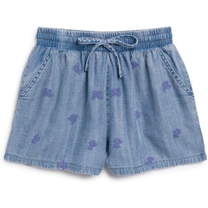 image:imageSplendid Girls Tossed Flower ShortBleached Indigo