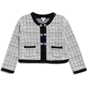 image:imageSplendid Girls Tweed Lady JacketBlack Plaid
