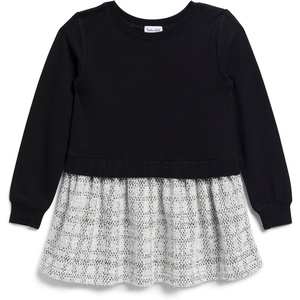 image:imageSplendid Girls Tweed Supersoft DressBlack