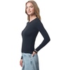 image:imageSplendid Womens Splendid X Cellajaneblog Layering Long Sleeve TeeBlack