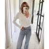 image:imageSplendid Womens Splendid X Cellajaneblog Layering Long Sleeve TeeSnow