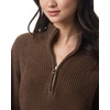 image:imageSplendid Womens Splendid X Cellajaneblog Quarter Zip SweaterTruffle
