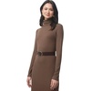 image:imageSplendid Womens x Cella Jane Rib Turtleneck DressTruffle