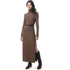 image:imageSplendid Womens x Cella Jane Rib Turtleneck DressTruffle