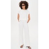 image:imageSplendid Womens x Cellajaneblog Wide Rib Short Sleeve TopWhite