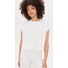 image:imageSplendid Womens x Cellajaneblog Wide Rib Short Sleeve TopWhite